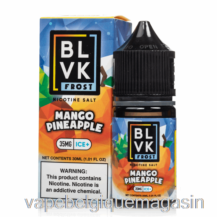 Vape Shop Bruxelles Mangue Ananas - Sels De Givre Blvk - 30ml 50mg